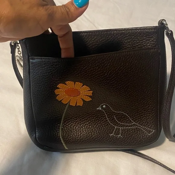 Brighton leather Crossbody Bag - Picture 2 of 6